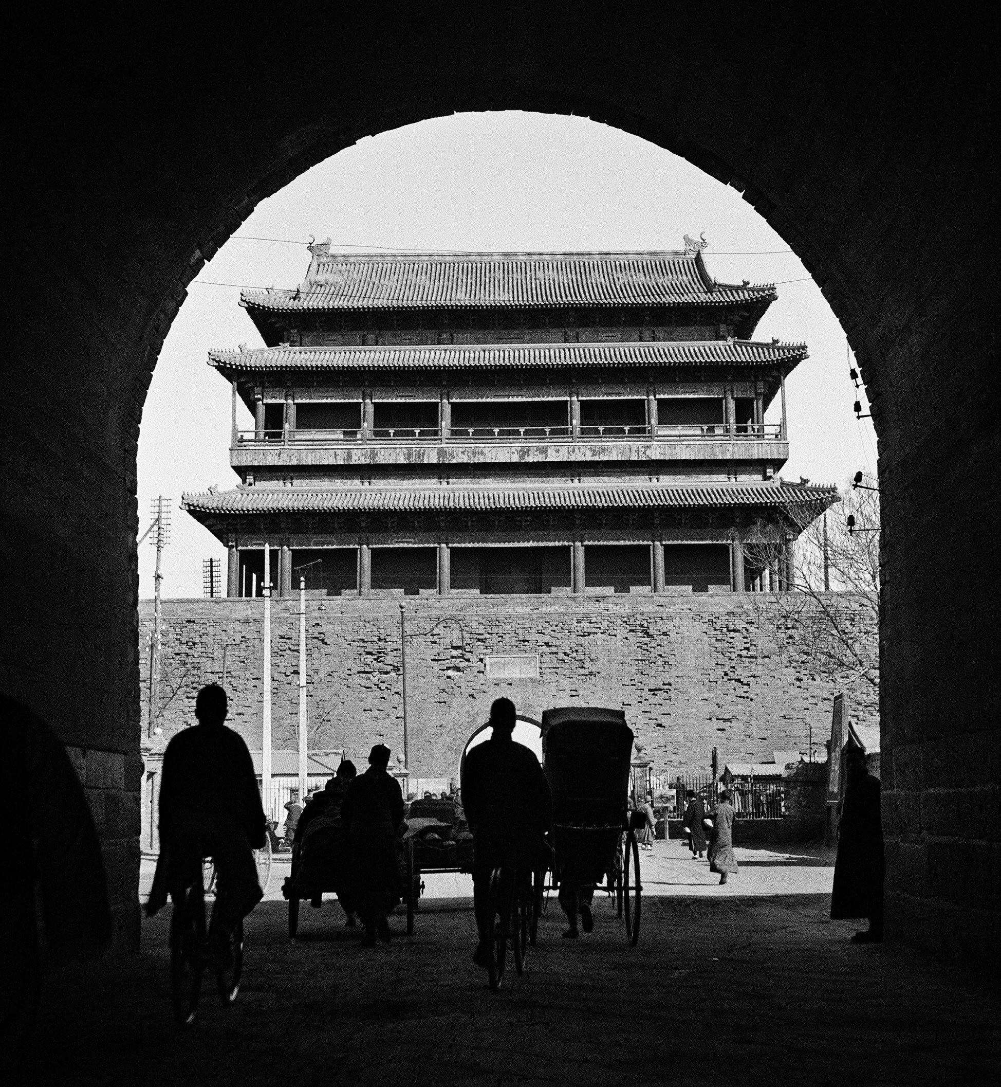 Foto07 Chongwenmen poort Beijing China 1931 1934 © Ellen Thorbecke Nederlands Fotomuseum - Ellen Thorbecke |  - Ellen Thorbecke